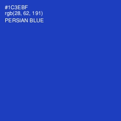 #1C3EBF - Persian Blue Color Image