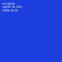 #1C3EDE - Dark Blue Color Image