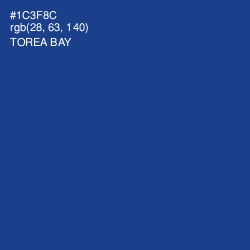 #1C3F8C - Torea Bay Color Image