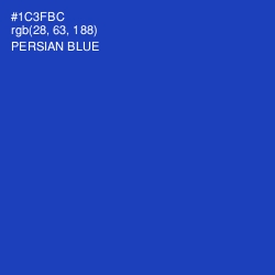 #1C3FBC - Persian Blue Color Image