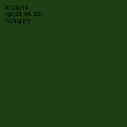 #1C4014 - Parsley Color Image