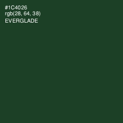 #1C4026 - Everglade Color Image