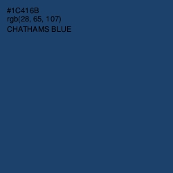 #1C416B - Chathams Blue Color Image