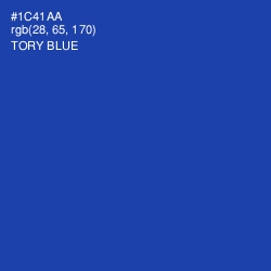 #1C41AA - Tory Blue Color Image