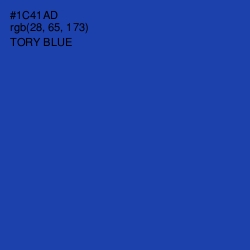 #1C41AD - Tory Blue Color Image