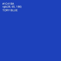 #1C41BA - Tory Blue Color Image