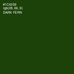 #1C4209 - Dark Fern Color Image