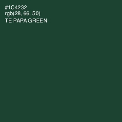 #1C4232 - Te Papa Green Color Image