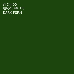 #1C440D - Dark Fern Color Image