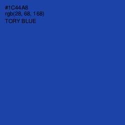 #1C44A8 - Tory Blue Color Image