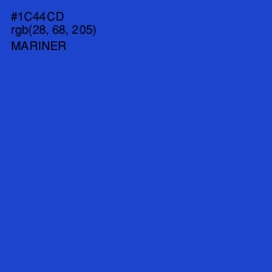 #1C44CD - Mariner Color Image