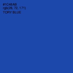 #1C48AB - Tory Blue Color Image