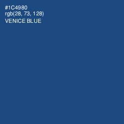 #1C4980 - Venice Blue Color Image