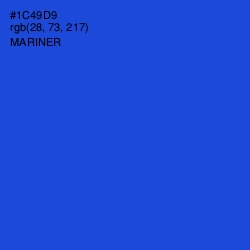 #1C49D9 - Mariner Color Image