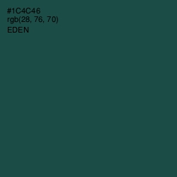 #1C4C46 - Eden Color Image
