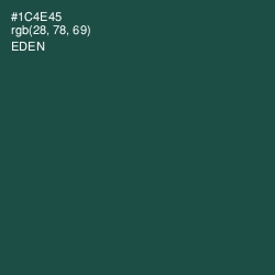 #1C4E45 - Eden Color Image