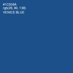 #1C508A - Venice Blue Color Image