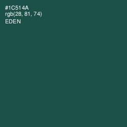 #1C514A - Eden Color Image