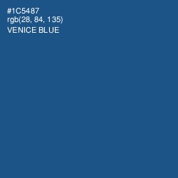 #1C5487 - Venice Blue Color Image