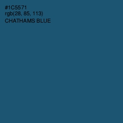 #1C5571 - Chathams Blue Color Image