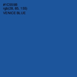 #1C559B - Venice Blue Color Image