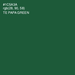 #1C5A3A - Te Papa Green Color Image