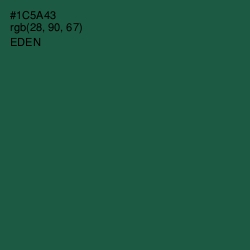 #1C5A43 - Eden Color Image