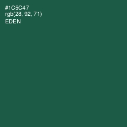 #1C5C47 - Eden Color Image