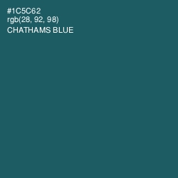 #1C5C62 - Chathams Blue Color Image