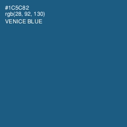 #1C5C82 - Venice Blue Color Image