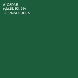 #1C5D3B - Te Papa Green Color Image