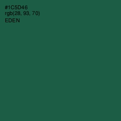 #1C5D46 - Eden Color Image