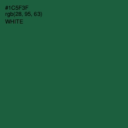 #1C5F3F - Te Papa Green Color Image