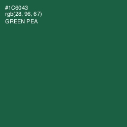 #1C6043 - Green Pea Color Image