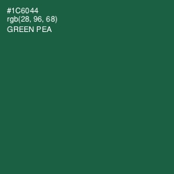 #1C6044 - Green Pea Color Image