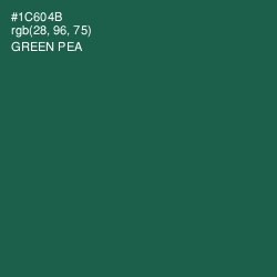 #1C604B - Green Pea Color Image