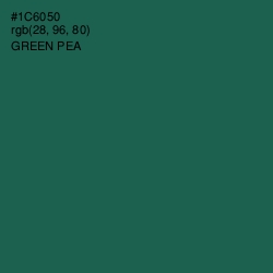 #1C6050 - Green Pea Color Image