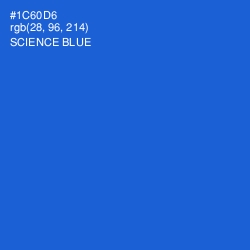 #1C60D6 - Science Blue Color Image