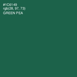 #1C6149 - Green Pea Color Image