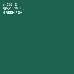 #1C624E - Green Pea Color Image