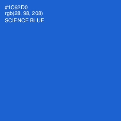 #1C62D0 - Science Blue Color Image