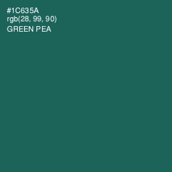 #1C635A - Green Pea Color Image
