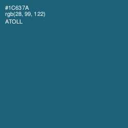 #1C637A - Atoll Color Image
