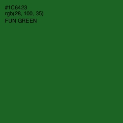 #1C6423 - Fun Green Color Image