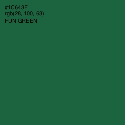 #1C643F - Fun Green Color Image