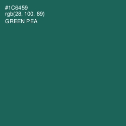 #1C6459 - Green Pea Color Image