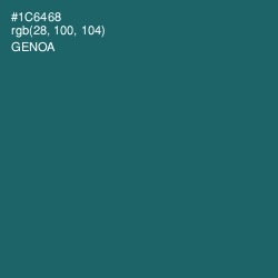 #1C6468 - Genoa Color Image