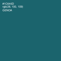 #1C646D - Genoa Color Image