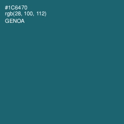 #1C6470 - Genoa Color Image