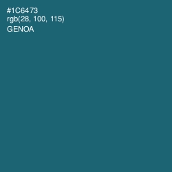 #1C6473 - Genoa Color Image